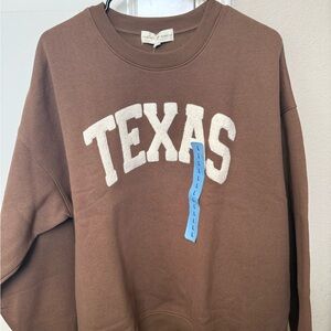 Brown Texas Sweater